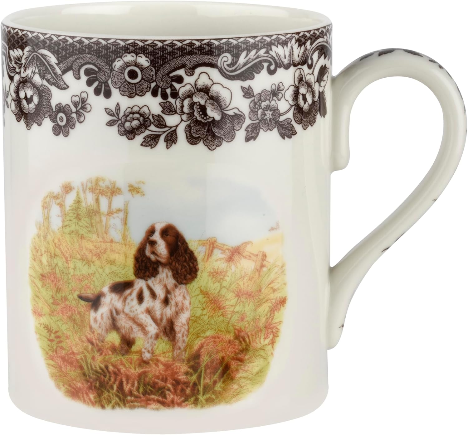 Spode Woodland 16 oz Mug, English Springer Spaniel, New!