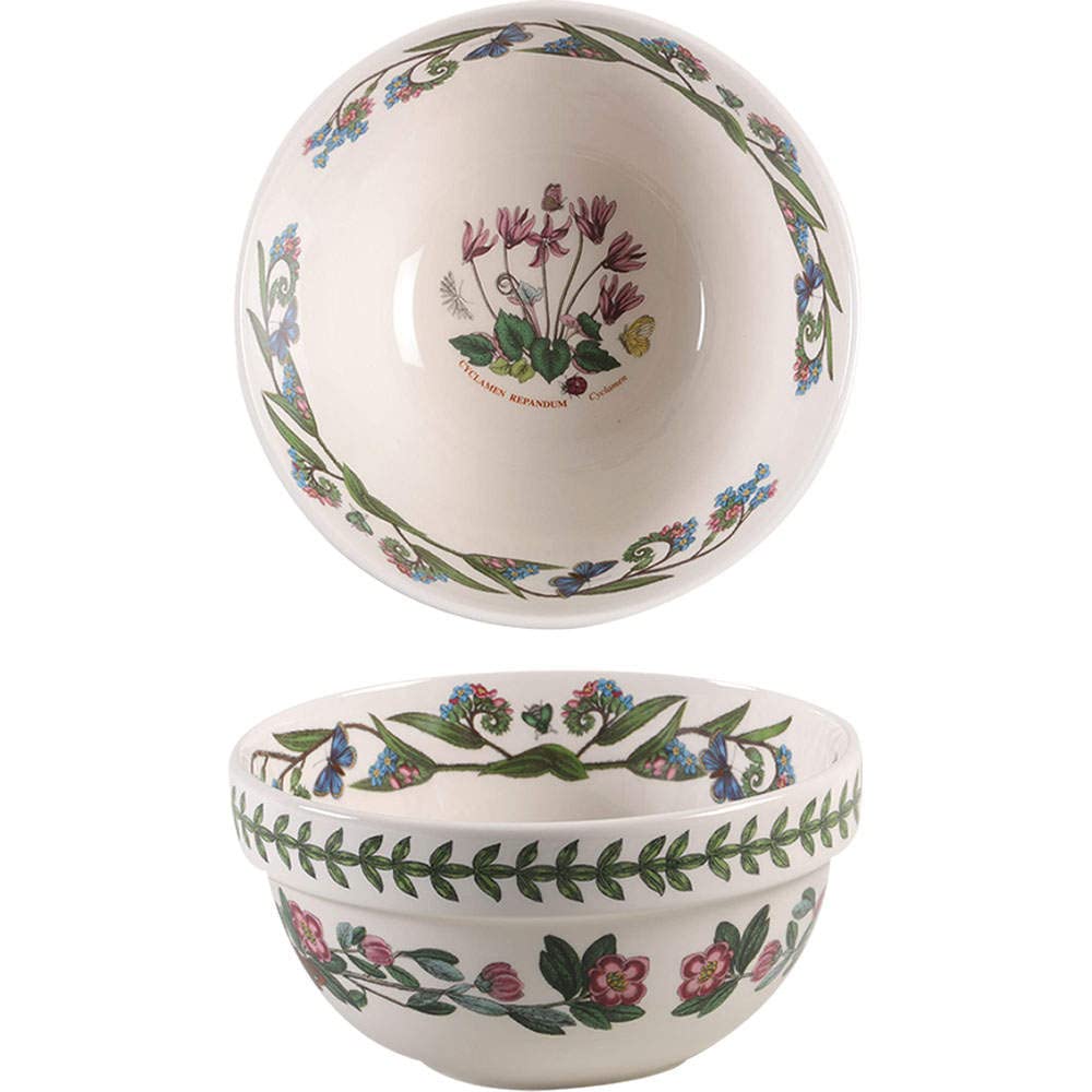 Portmeirion Botanic Garden Stacking Bowl, 7", White, Original, Made in UK