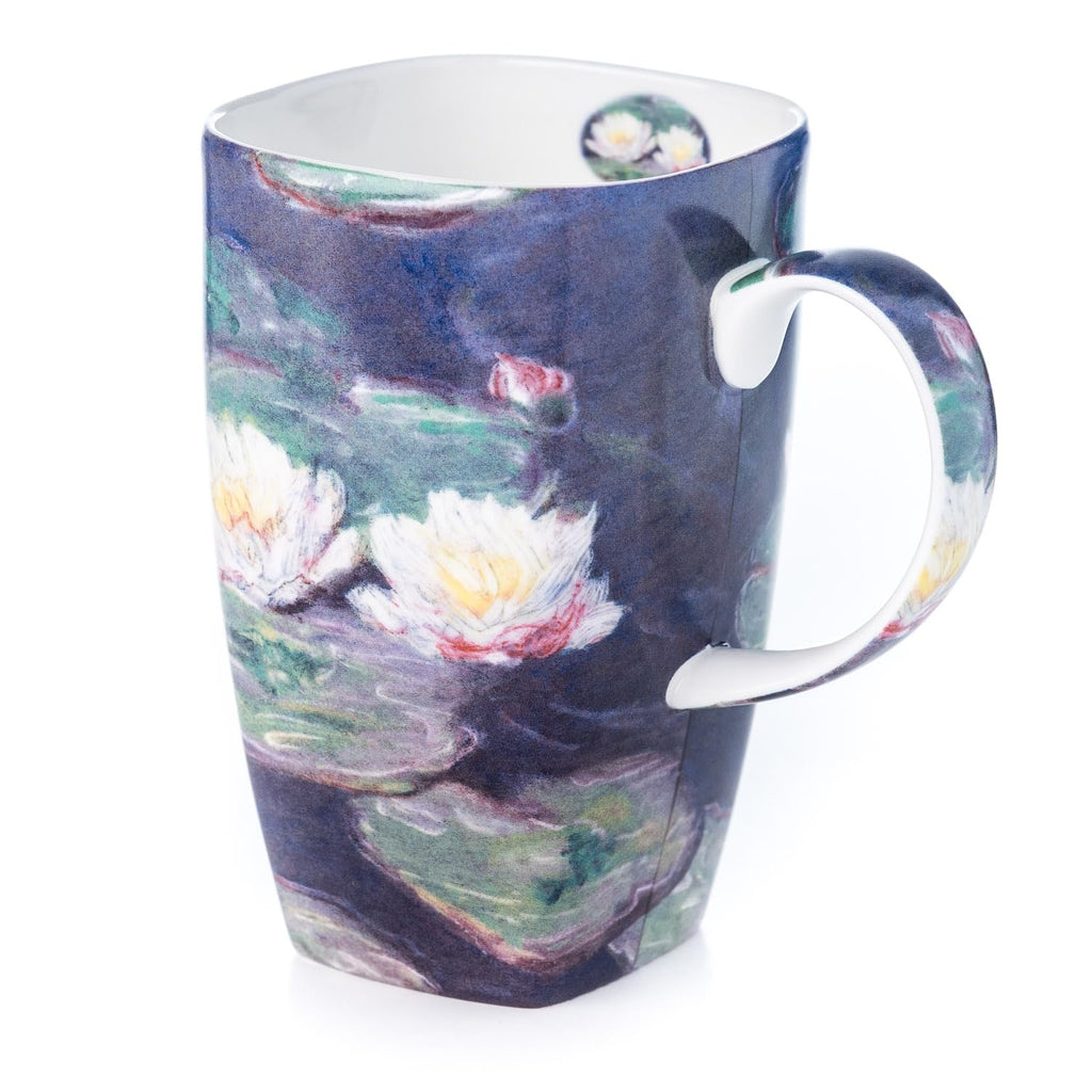Claude Monet Water Lilies Fine Bone China (19.6 oz) Grande Mug in Matching Gift Box