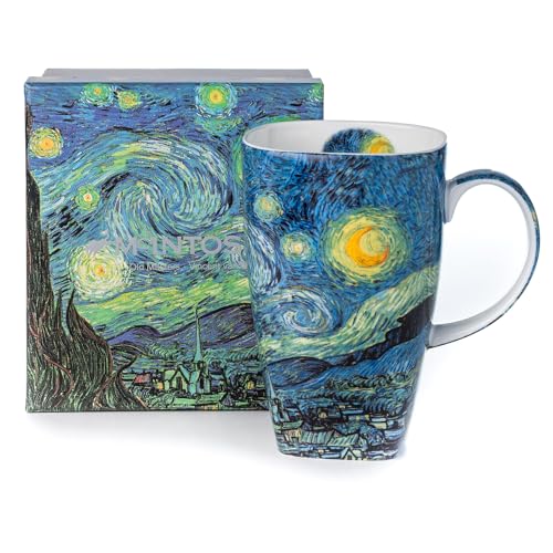 Vincent Van Gogh Starry Night Fine Bone China (19.6 oz) Grande Mug in Matching Gift Box