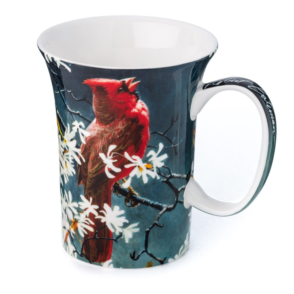 McIntosh Robert Bateman Spring Cardinal Fine Bone China (11 oz) Crest Mug in Matching Gift Box