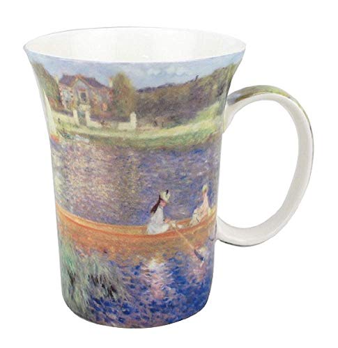 McIntosh Pierre-Auguste Renoir Fine Bone China (11 oz) Set of 4 Mugs in Matching Gift Box