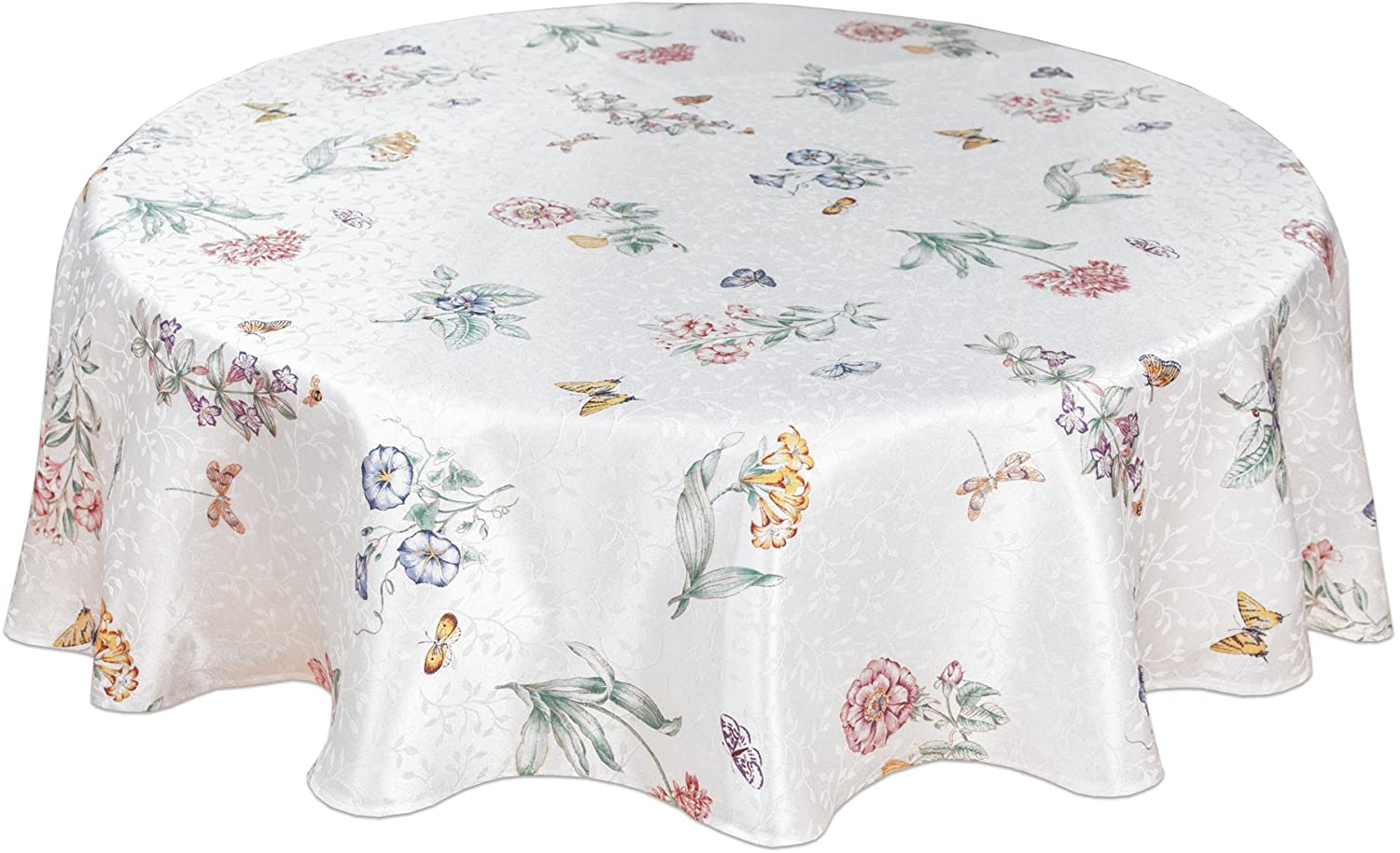 Lenox Butterfly Meadow 70’’ Round Tablecloth, New in Original Wrap