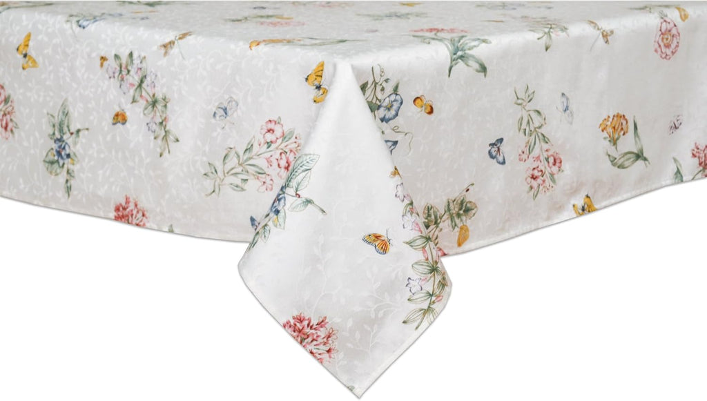 Lenox Butterfly Meadow 60" x 120" Tablecloth, New in Original Wrap
