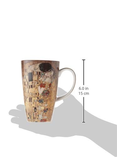 McIntosh Gustav Klimt The Kiss Fine Bone China (19.6 oz) Grande Mug in Matching Gift Box