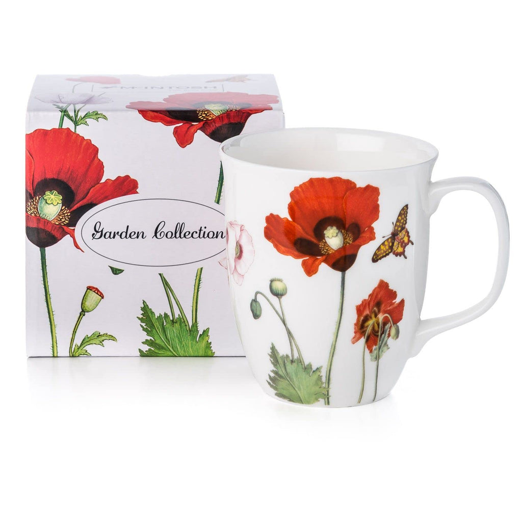 McIntosh Poppies Fine Bone China Java Mug (12.5 oz)