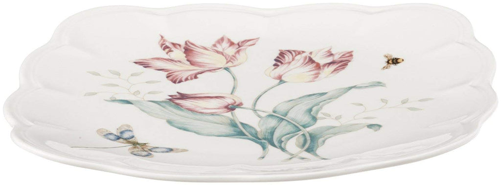 Butterfly Meadow 9" Square Accent Plate [Set of 4]