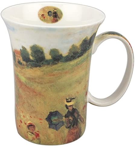 Claude MOnet Fine Bone China Set of 4 Mugs, New in Original Gift Box