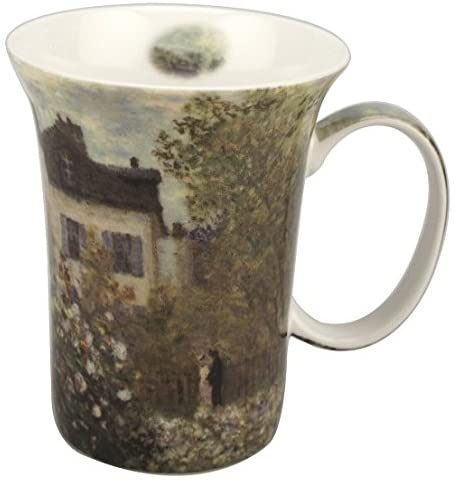 Claude MOnet Fine Bone China Set of 4 Mugs, New in Original Gift Box