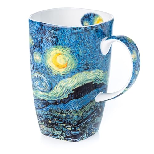Vincent Van Gogh Starry Night Fine Bone China (19.6 oz) Grande Mug in Matching Gift Box