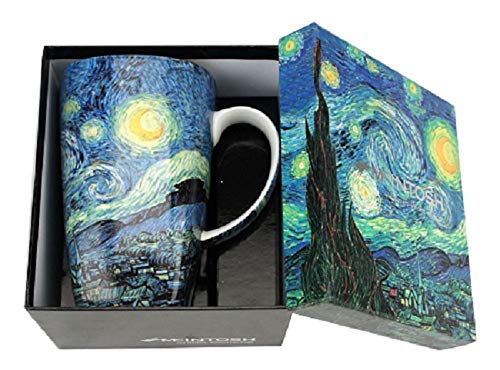 Vincent Van Gogh Starry Night Fine Bone China (19.6 oz) Grande Mug in Matching Gift Box
