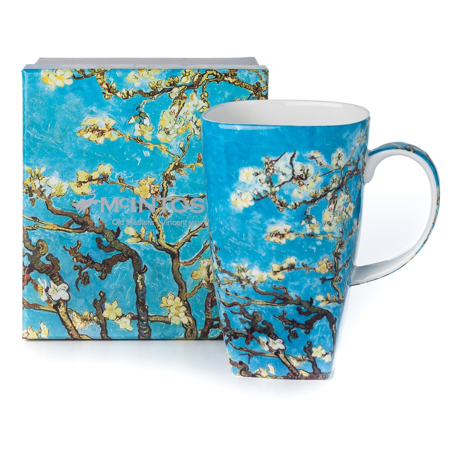 Vincent Van Gogh Almond Blossom Fine Bone China (19.6 oz) Grande Mug in Matching Gift Box