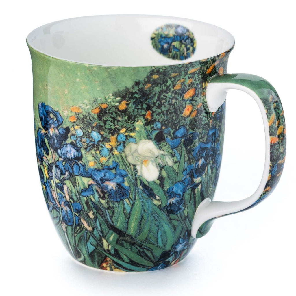 McIntosh Old Master - Vincent van Gogh Irises (12.5 oz) Fine Bone China Java Mug in Matching Gift Box