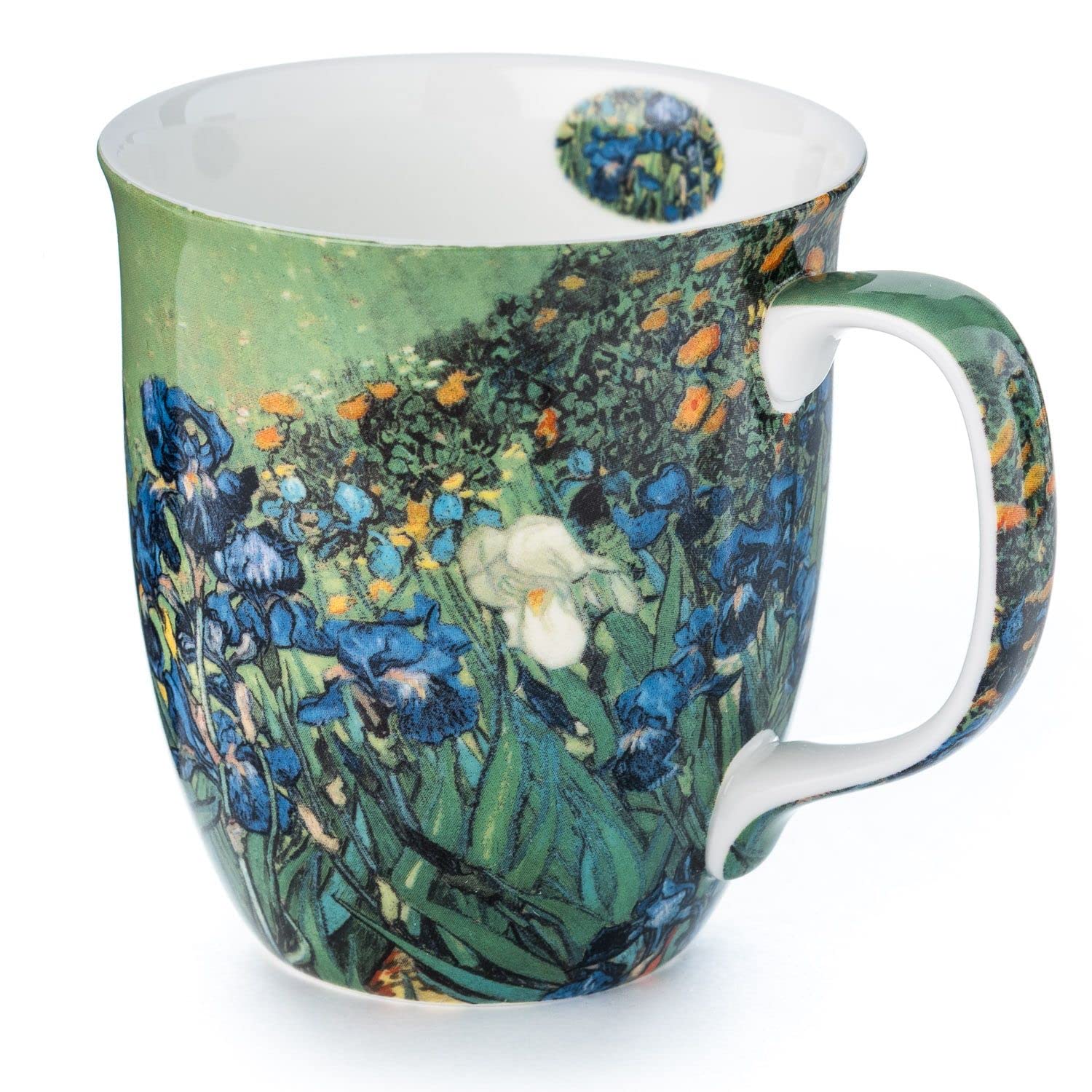 McIntosh Old Master - Vincent van Gogh Irises (12.5 oz) Fine Bone China Java Mug in Matching Gift Box